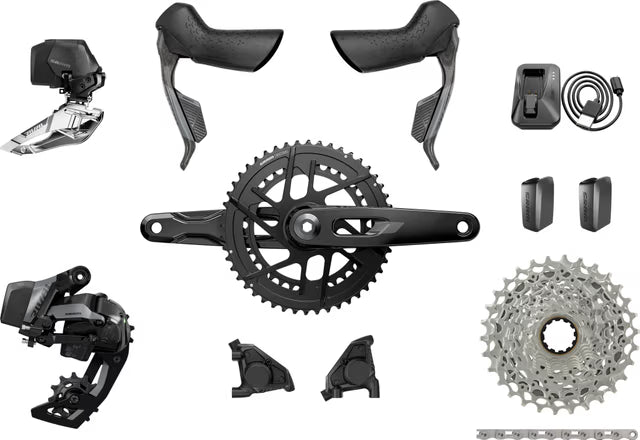 SRAM Rival eTap AXS E1 2×12 Complete Road Groupset – Wireless