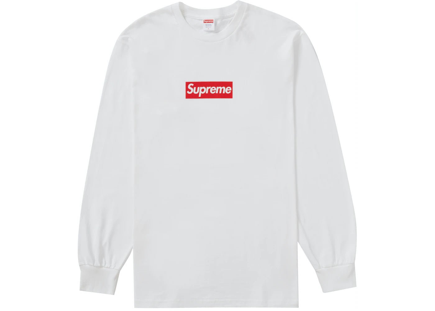 シュプリーム ボックス ロゴ ロンT Supreme Box Logo L S Tee White