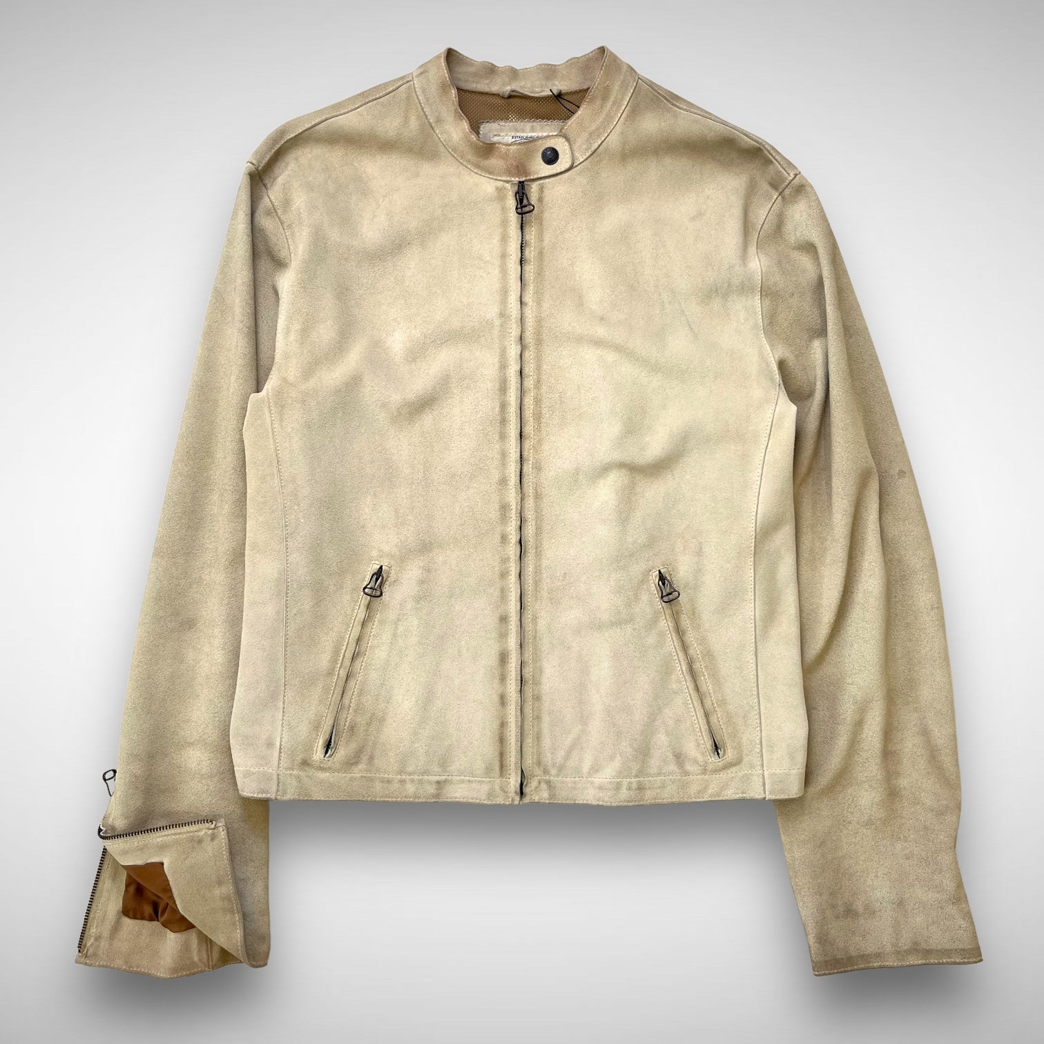 Armani Jeans Suede Biker Jacket (1990s) – VILIS VINTAGE