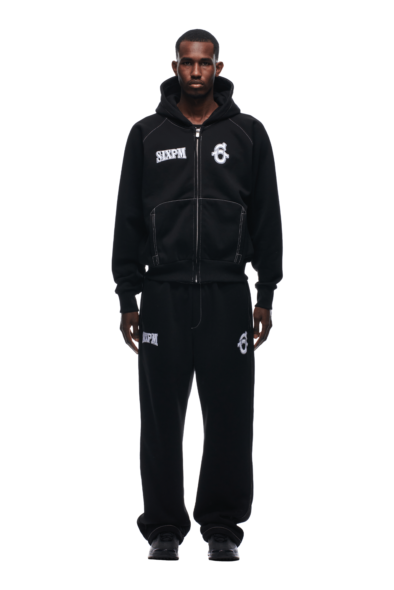 Icons Zip Hoodie Black | 6PM® x True Religion®