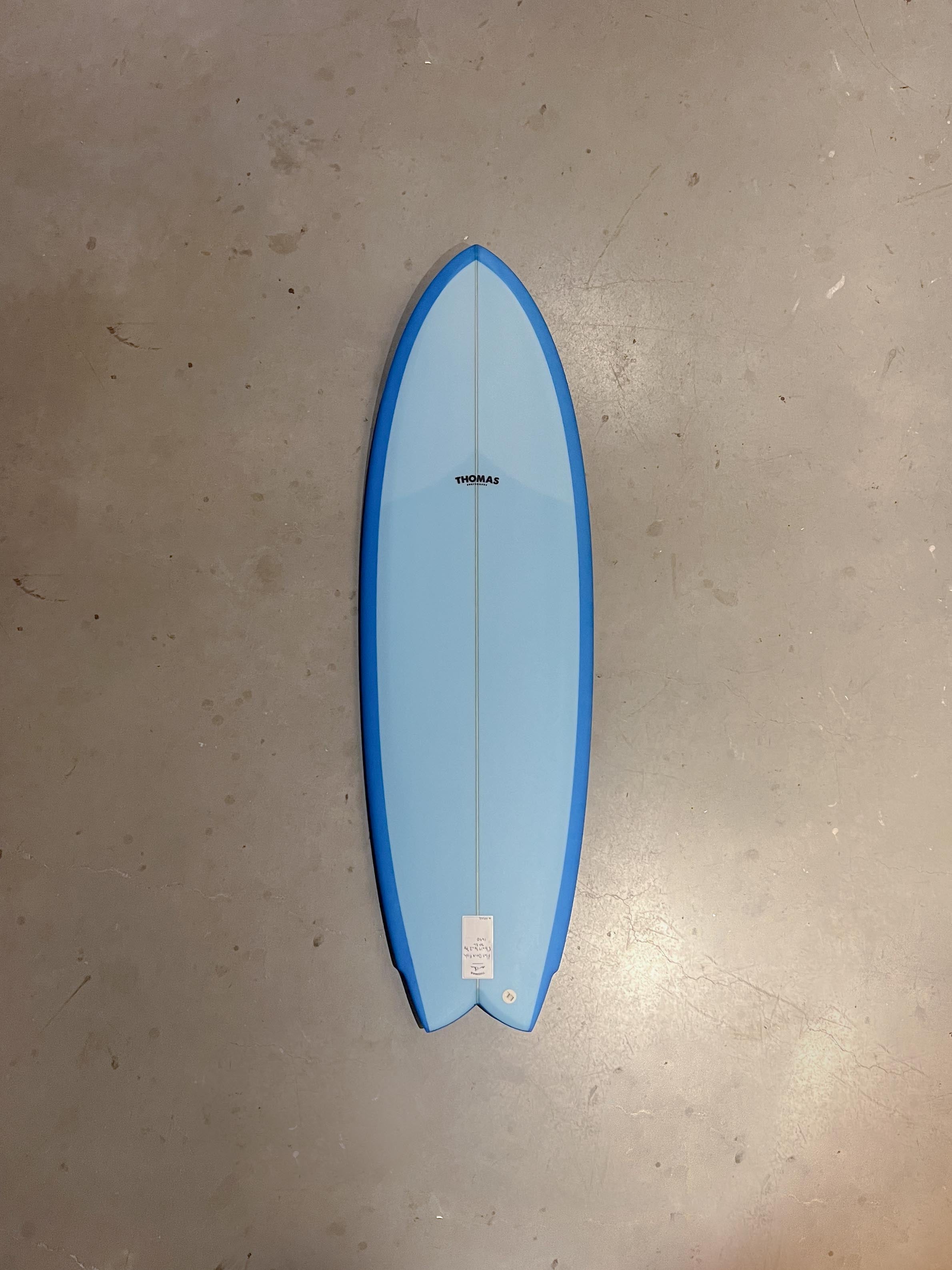 5'6” Flat Deck Fish #10362 – Thomas Surfboards