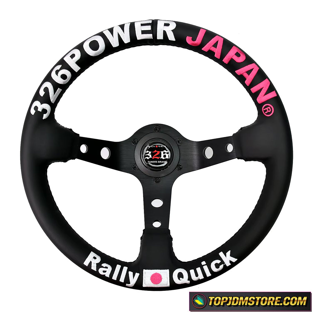 326 Power Japan Steering Wheel | 330mm Deep Dish JDM – Top JDM Store