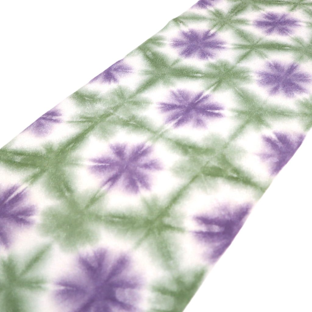 雪花絞り帯揚げ │辻が花染め工房 絵絞庵