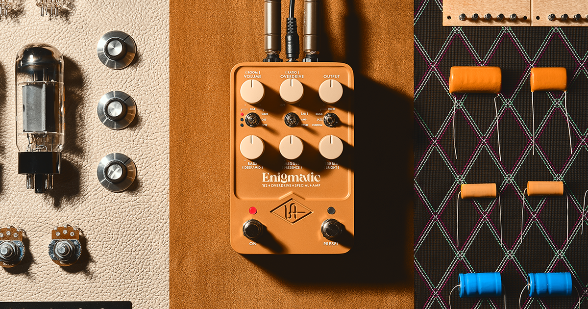 UA Introduces UAFX Enigmatic '82 Overdrive Special Amp Pedal