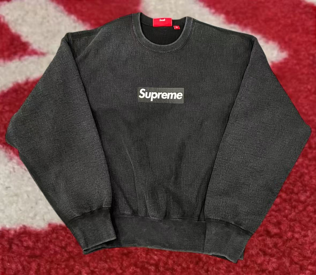 Supreme Box Logo Crewneck Black SS25 – UniqueHype