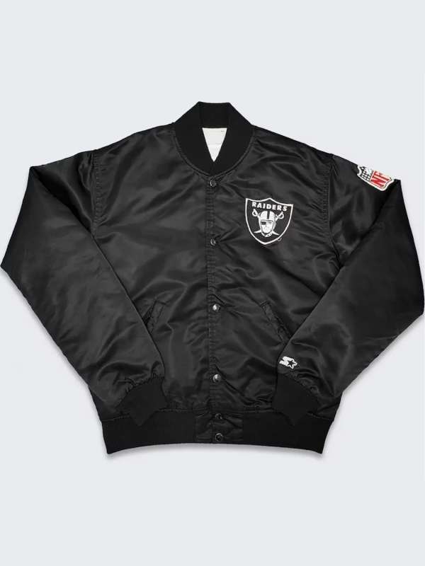 Starter Los Angeles Raiders Black Jacket - Victoria Jacket