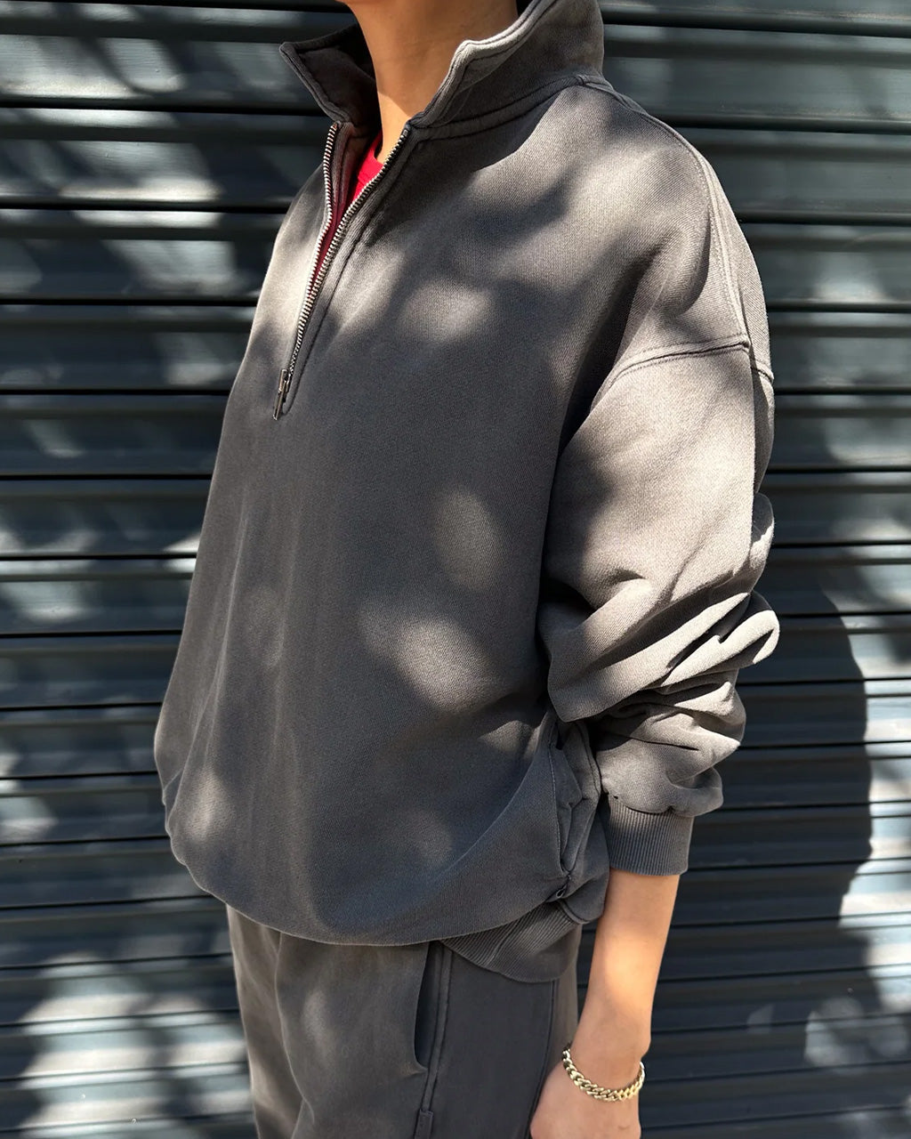 French Terry Noah Top - Coal – ban.do