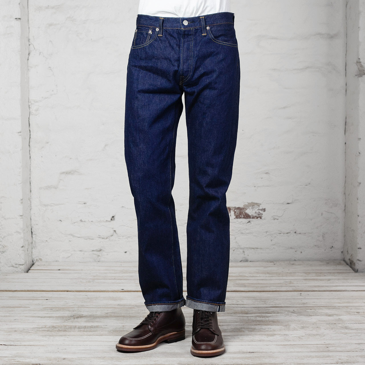 Orslow 105 インディゴブルー サイズ4 濃色 orSlow 105 Standard Jeans