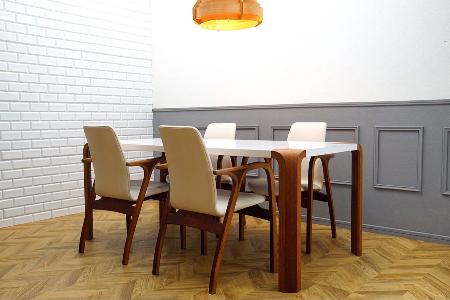 天童木工 (ヴィンテージ) Antler ダイニング5点セット | サークルワン