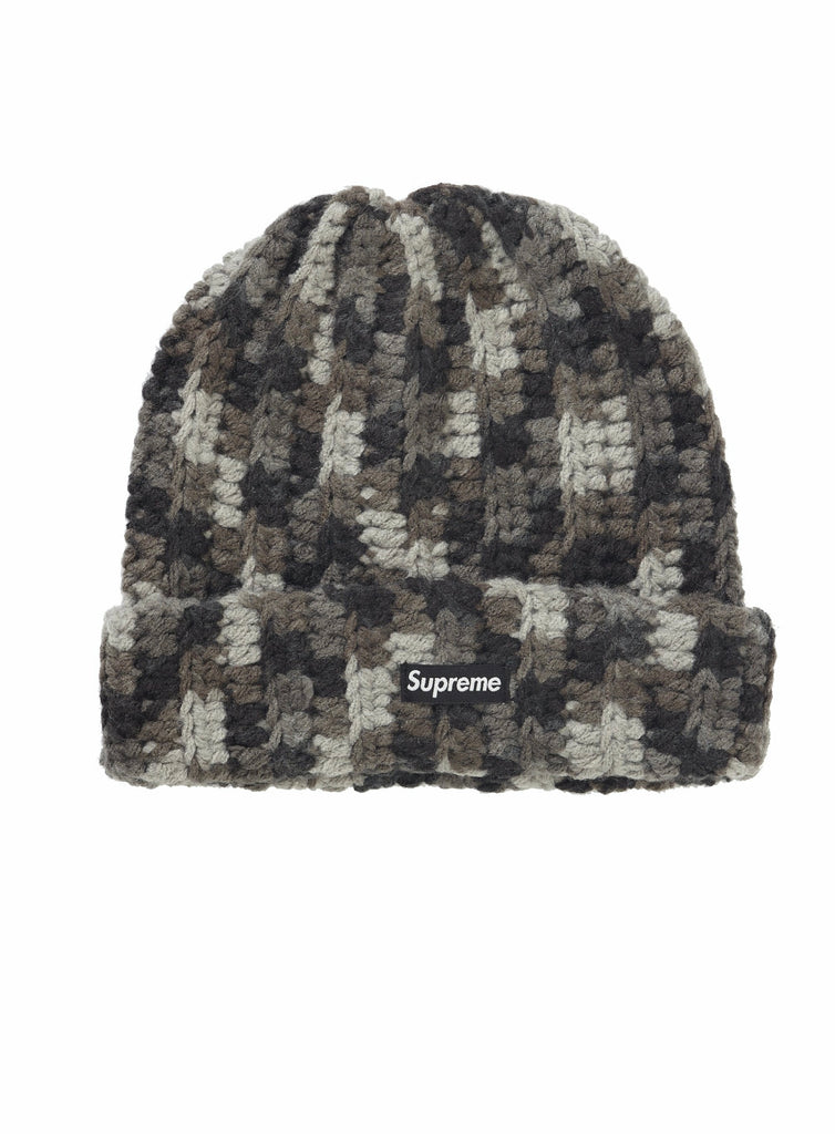 Supreme Crochet Beanie Black – CURATEDSUPPLY.COM