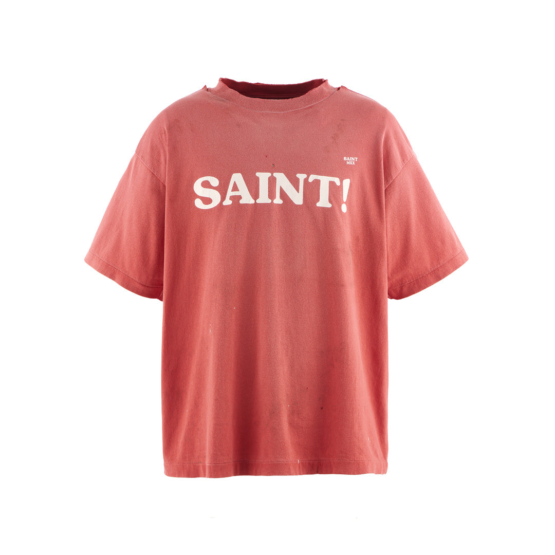 Saint Mxxxxxx (Saint Michael) S/S TEE SAINT / RED SM-HR8-0000-027