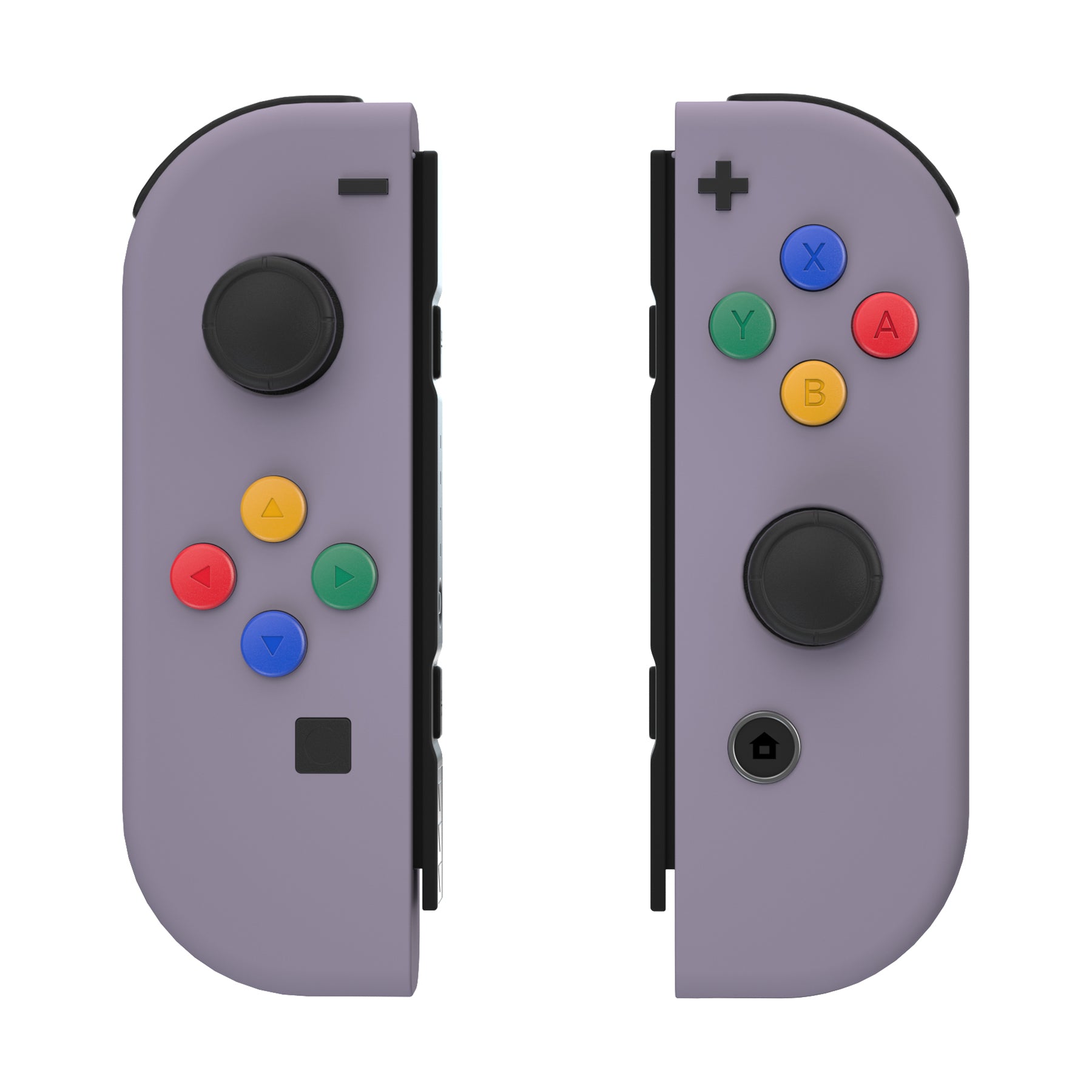 eXtremeRate Soft Touch Dark Grayish Violet for Joycon Handheld