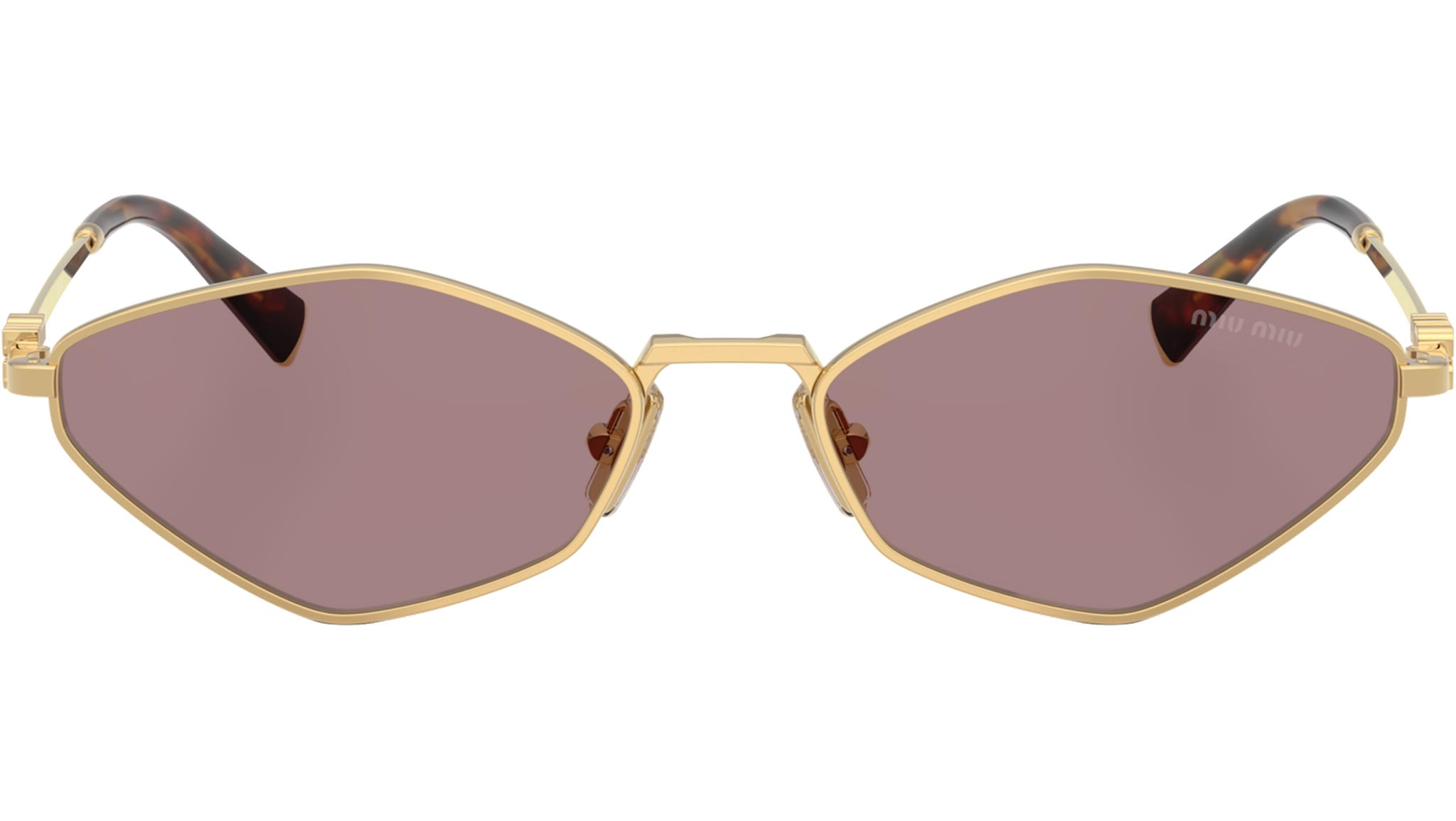 MU 56ZS Miu Miu Sunglasses 5AK20I Gold - eye-oo.com