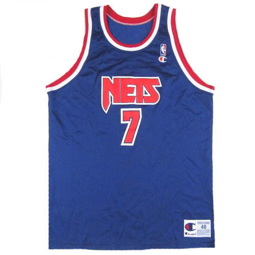 Vintage Kenny Anderson New Jersey Nets Champion Jersey 90s NBA