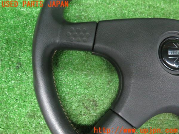 momo ギブリ4 レザーステアリング 35cm 革 ハンドル 4スポーク 中古 の