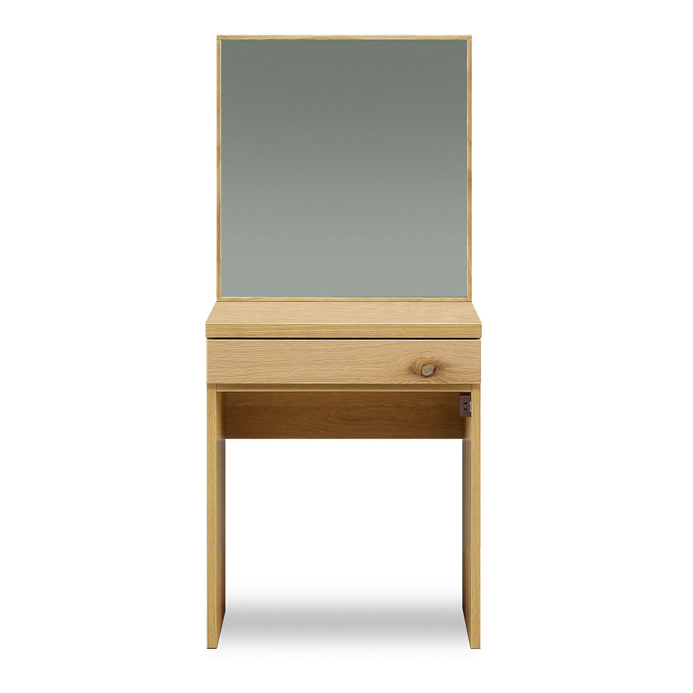 ドレッサー「アビィ2」幅60cm ホワイトオーク材ホワイトオーク（WO）色