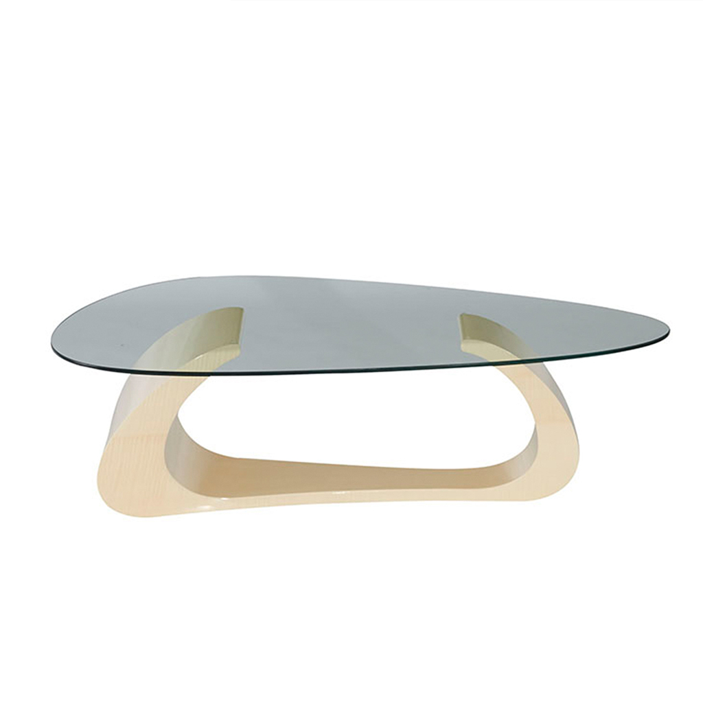 センターテーブル 「ウィーン No.2」 ホワイトシカモア材【受注生産品