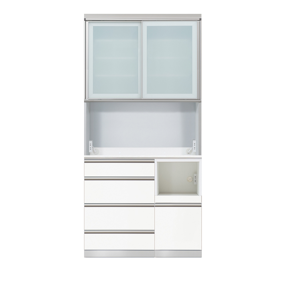 AYANO（綾野製作所）キッチンボード「クラスト」奥行50cm 高さ207cm 幅