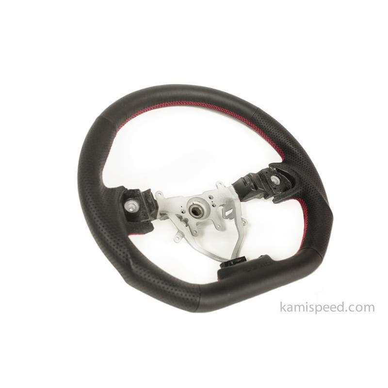 DAMD D-Shaped Red Stitch Steering Wheel GR, GH, SH | KamiSpeed.com