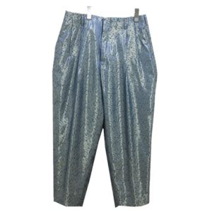 COMME des GARCONS HOMME PLUS 笹柄レーヨンパンツ