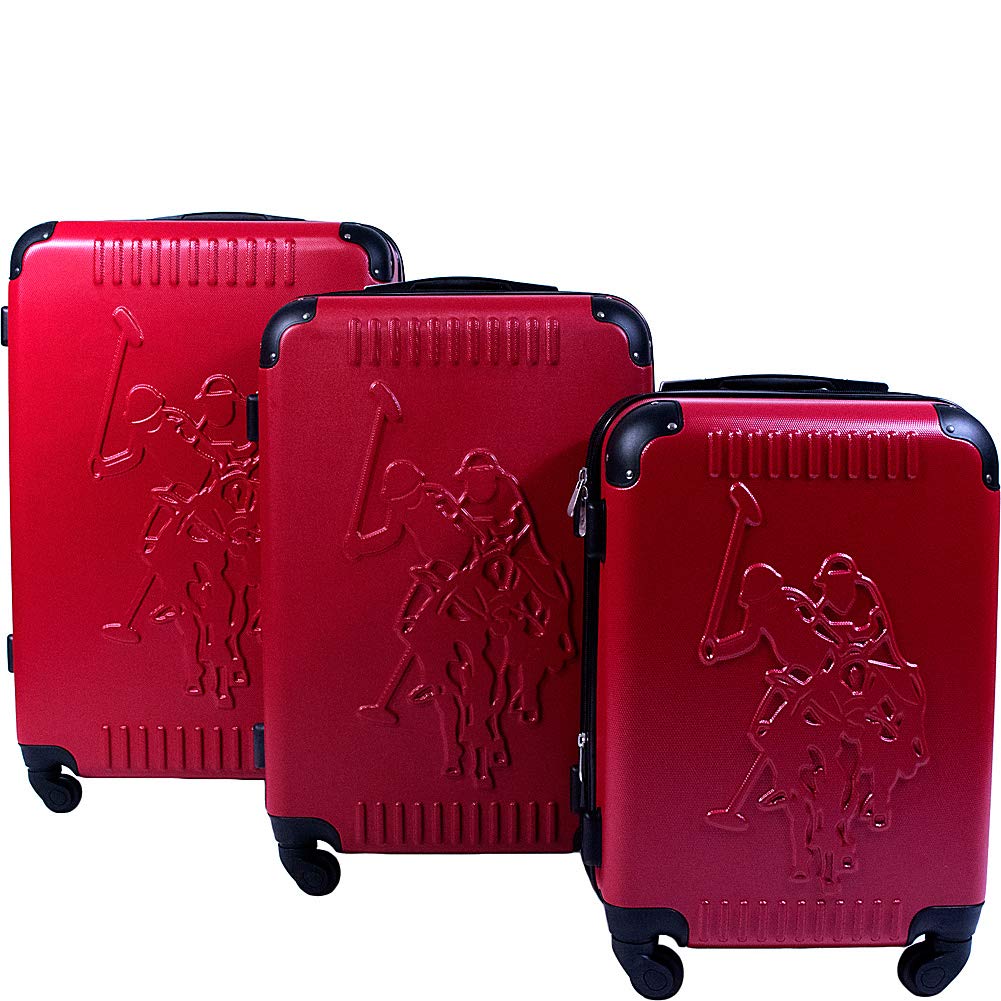 Shop U.S. Polo Assn. 3 Piece Set, Red – Luggage Factory