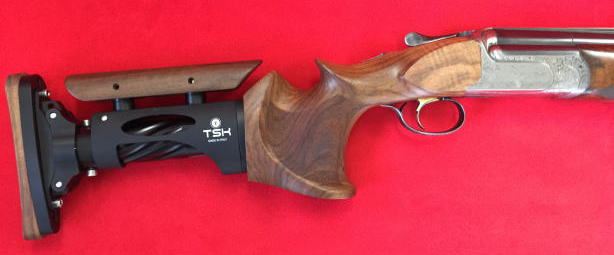 クレー射撃トレーニング銃（くるみ材・ウェイト100g×4個込み） クレー