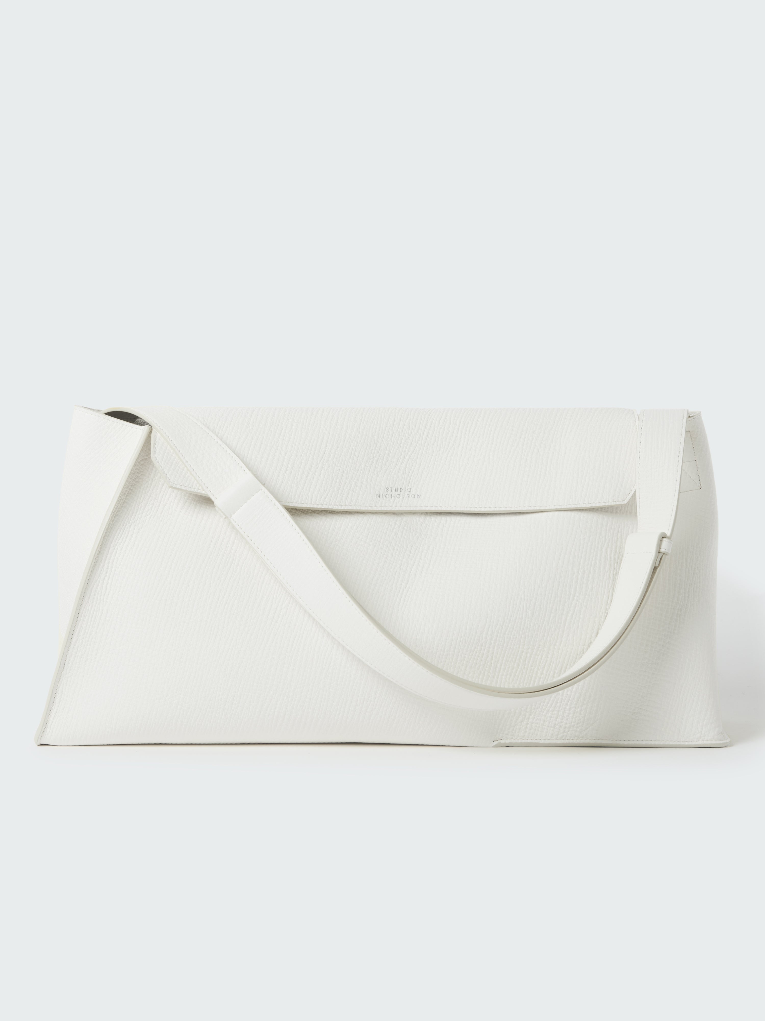 Shiboru Leather Bag in Parchment – Studio Nicholson