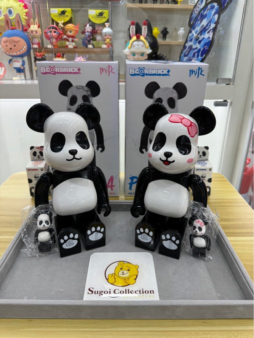 BE@RBRICK x Milk Panda Boy & Girl 100%+400% set bearbrick – Sugoi