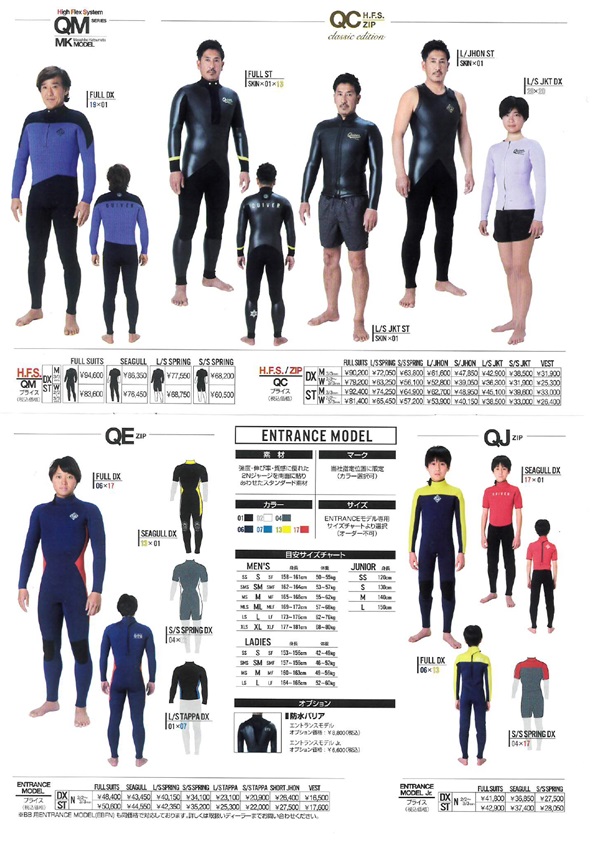 QUIVER 2024 SPRING/SUMMER WETSUITS CATALOG クイーバーウェット