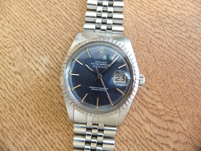 ロレックス デイトジャスト ブルー文字盤 Ref.1603 ｜ 希少なブランド