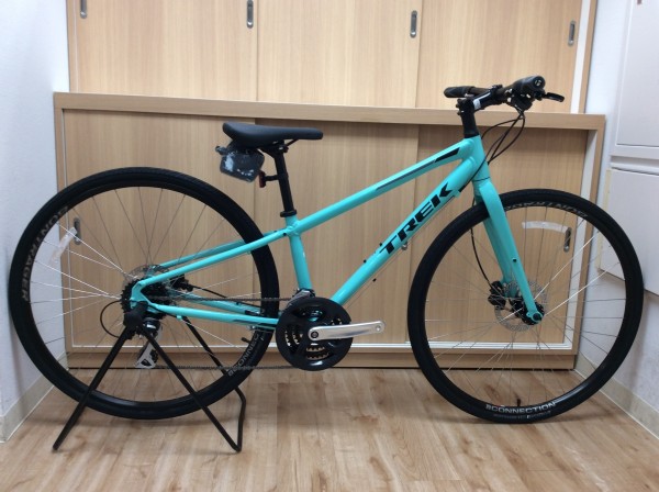 さわやかなミントグリーンが人気！ TREKのクロスバイク FX2 WSDなら