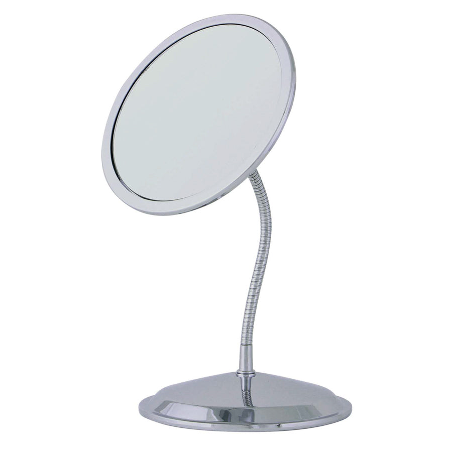 Zadro Gooseneck Makeup Mirror w/ Magnification & Wall Mount Attachment