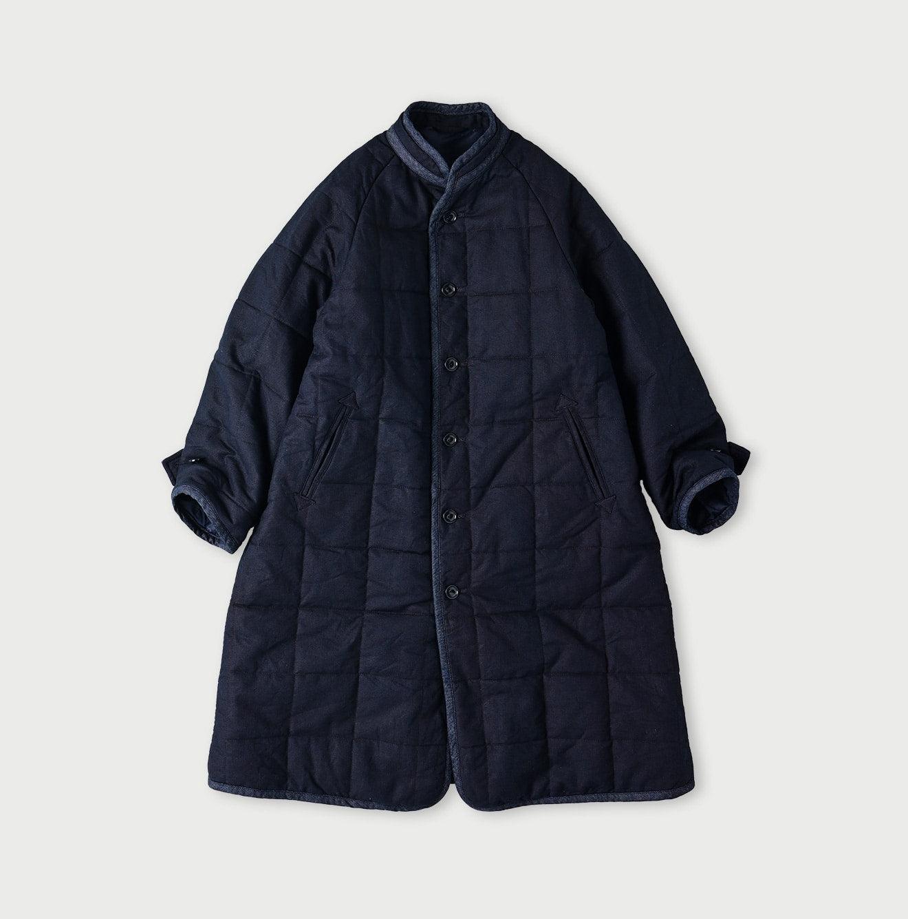 Indigo Oxford Quilt x Nylon Coat (Size 1) – 45R GLOBAL