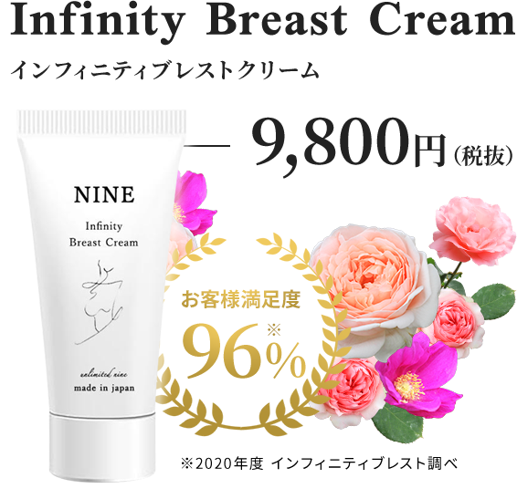 公式》メスのいらない豊胸クリーム！ぷるるんバストへ！NINEバスト
