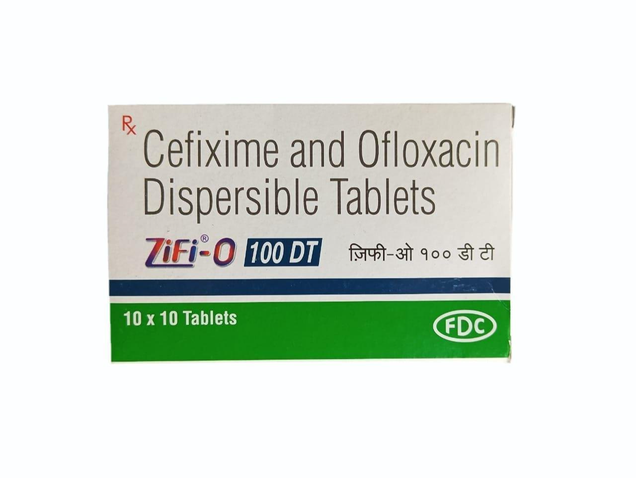 Zifi O 100 DT, Packaging Size: 10*10 Tablets, 100mg at ₹ 99/strip