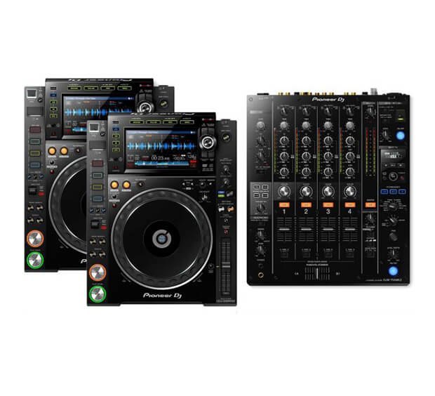Black 2x Pioneer CDJ-2000NXS2 + DJM-750 MK2 New sealed at ₹ 49364