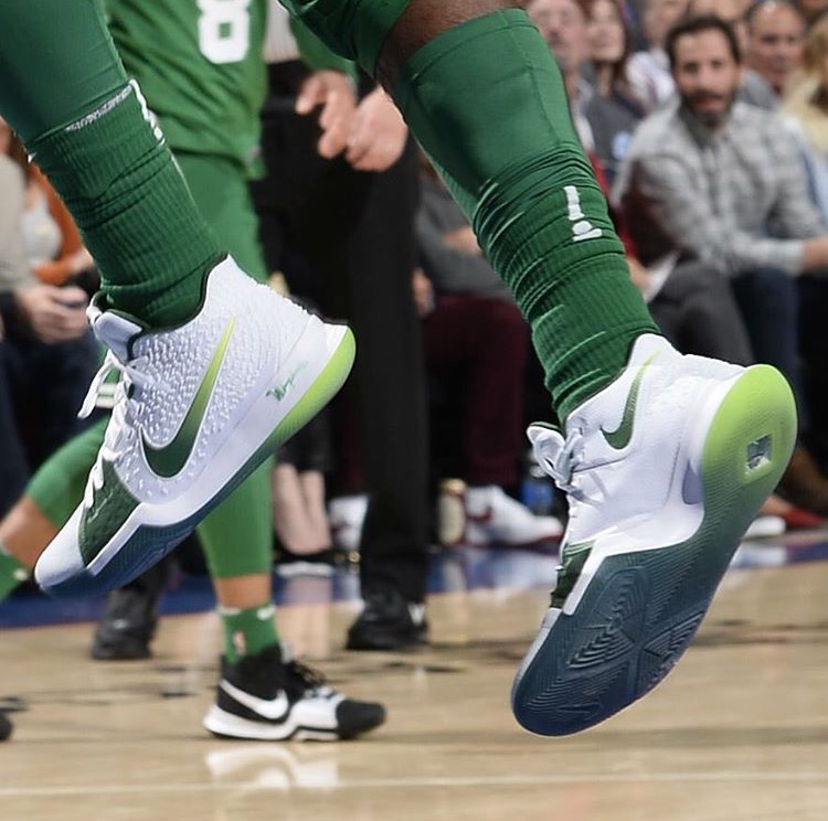 カイリー・アービング セルティックスカラーの『ナイキ カイリー3 PE