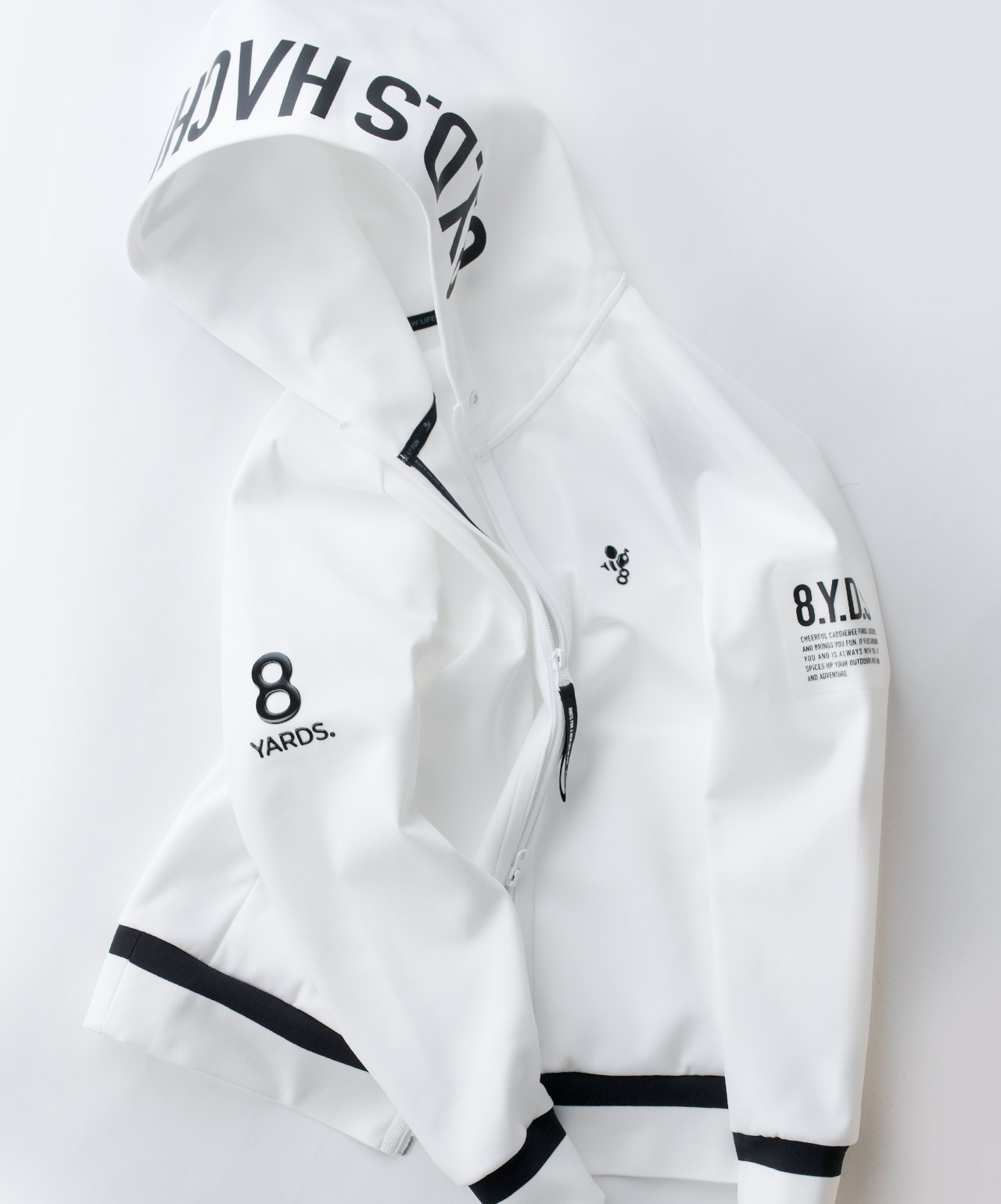 8YARDS / Women's BIG HOODIE IG | White