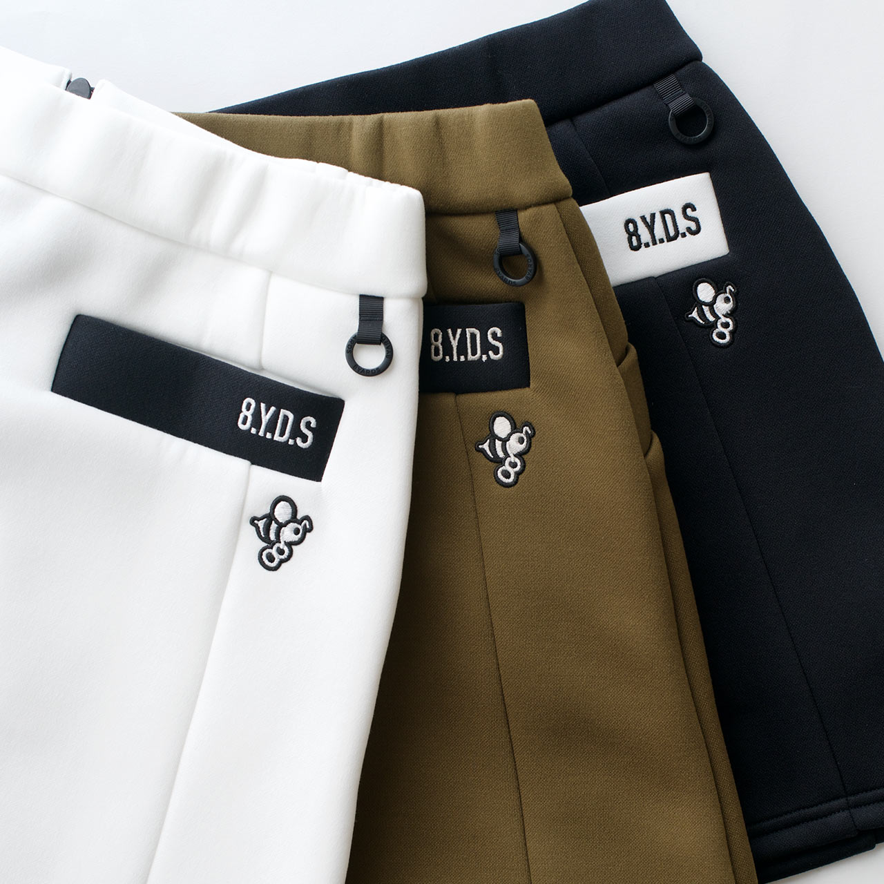 8YARDS / Zip Front Skirt