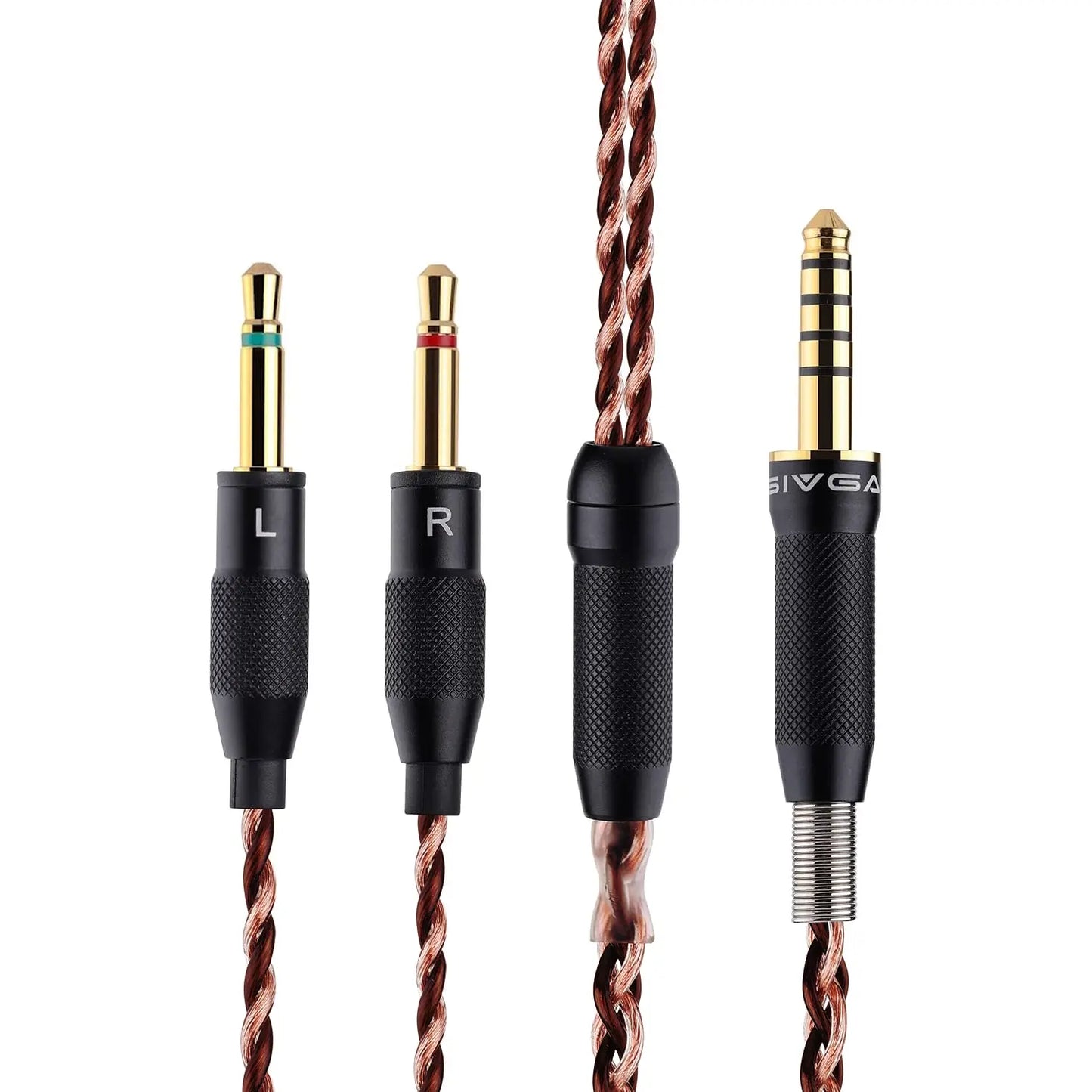 SIV-SV023 ヘッドホン用ケーブル 4.4mm ⇔ 3.5mm 2極(LR) – 01Diverse