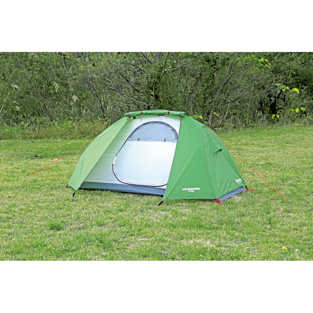 キャプテンスタッグ トレッカー ソロテントUV グリーン UA-52｜うさ