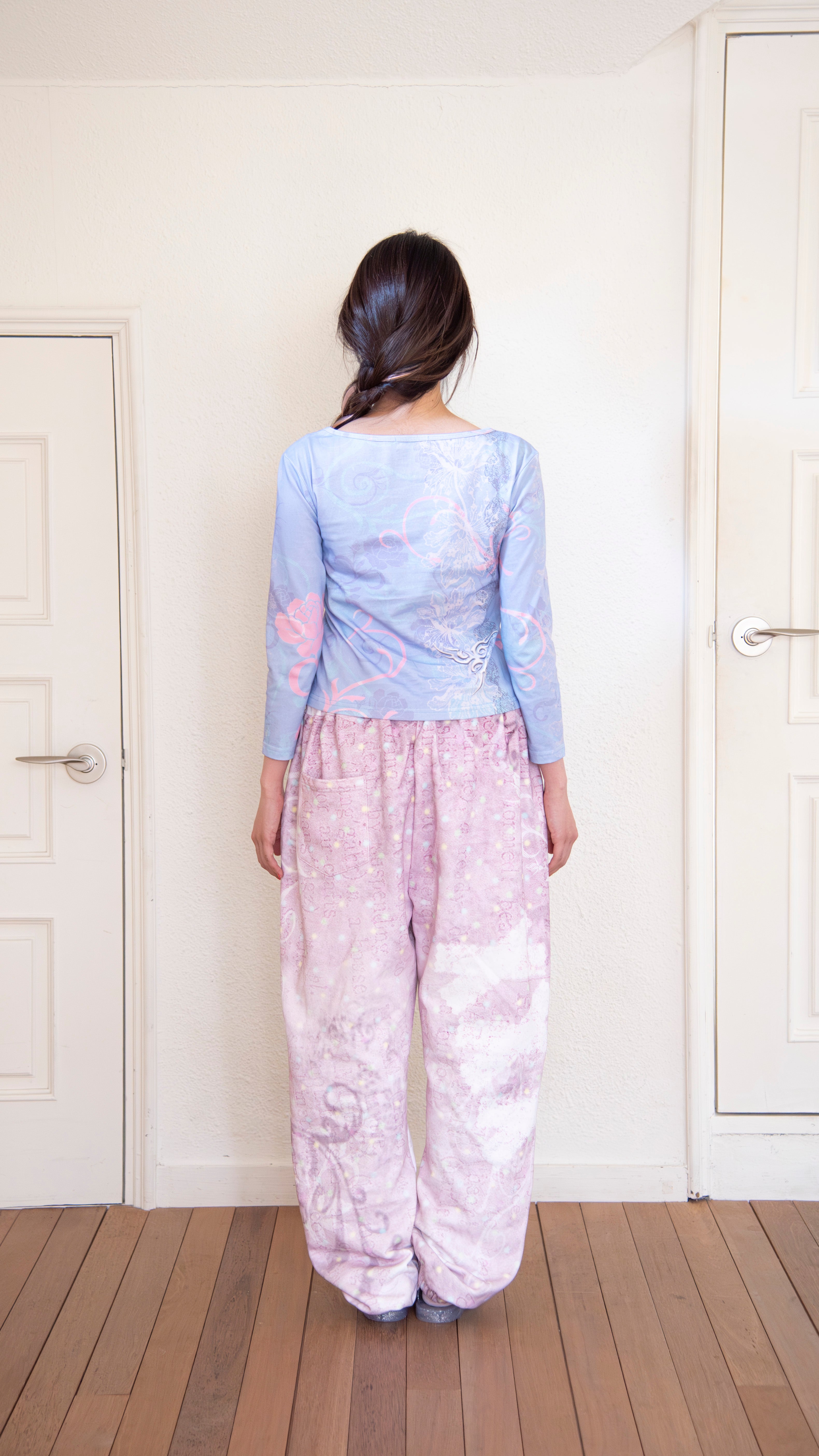 193 Lo-fi girl cotton sweatpants – Igusa