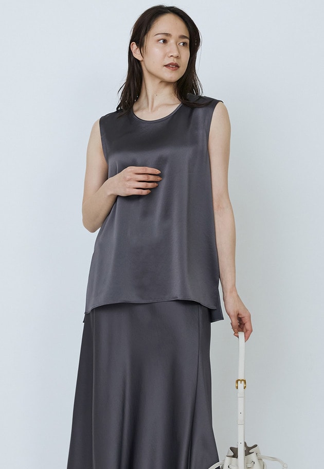 追加・リニューアル】サテンタンクトップ】｜1er Arrondissement