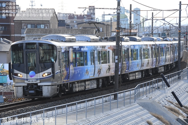 JR西】「びわこおおつ 紫式部とれいん」ラッピング開始 |2nd-train鉄道