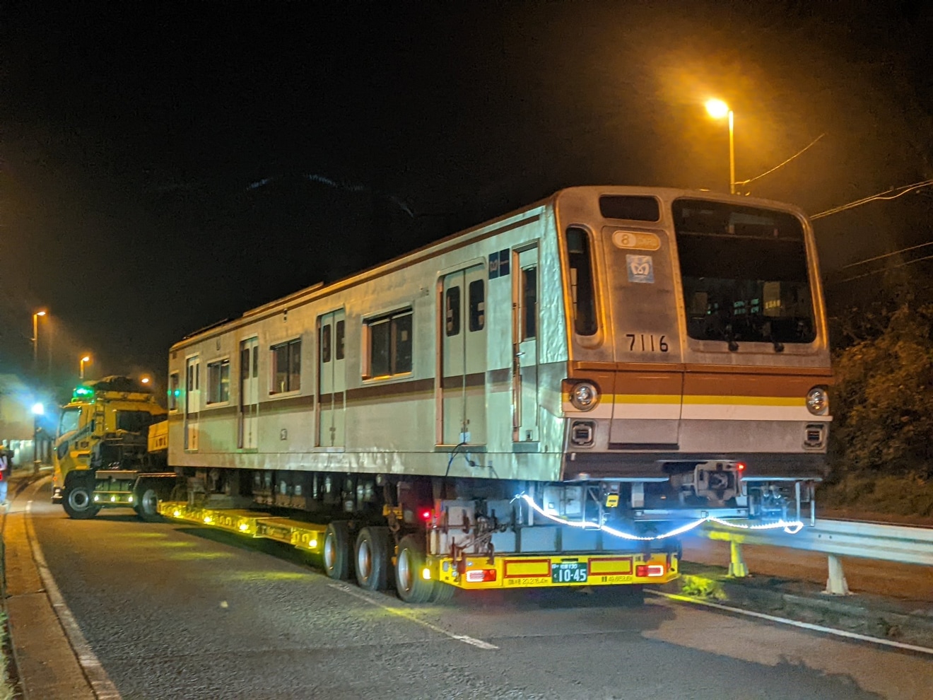 メトロ】7000系7116F廃車陸送 |2nd-train鉄道ニュース