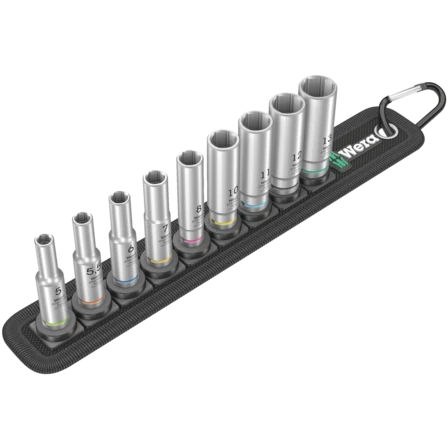 Belt A Deep 1 socket set, 1/4