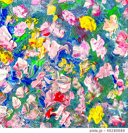 壁紙 抽象画 カラフル 芸術 絵画 ポップ アクリル絵の具のイラスト素材