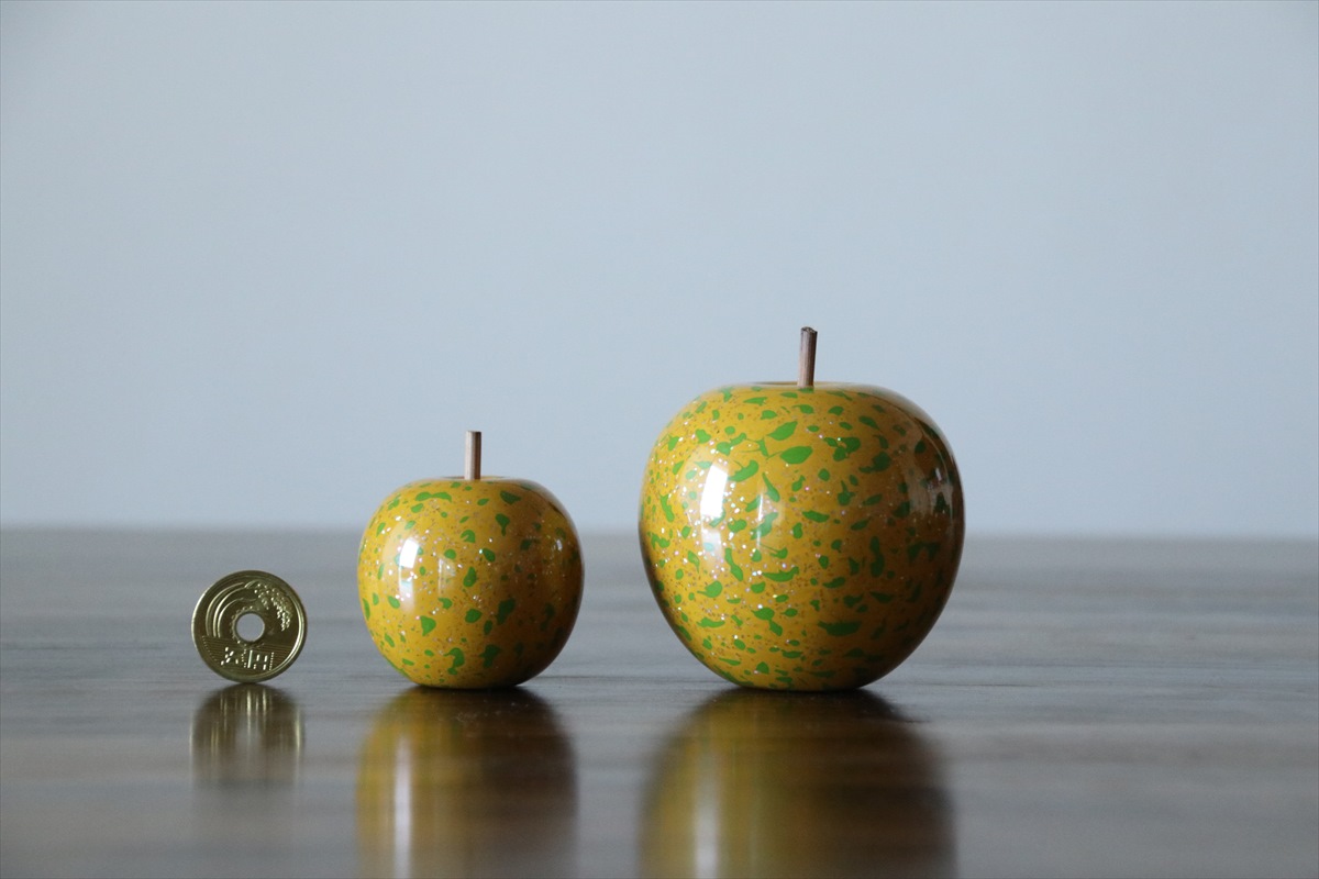 りんごオブジェ】きいろ | 津軽塗たなか オンラインストア