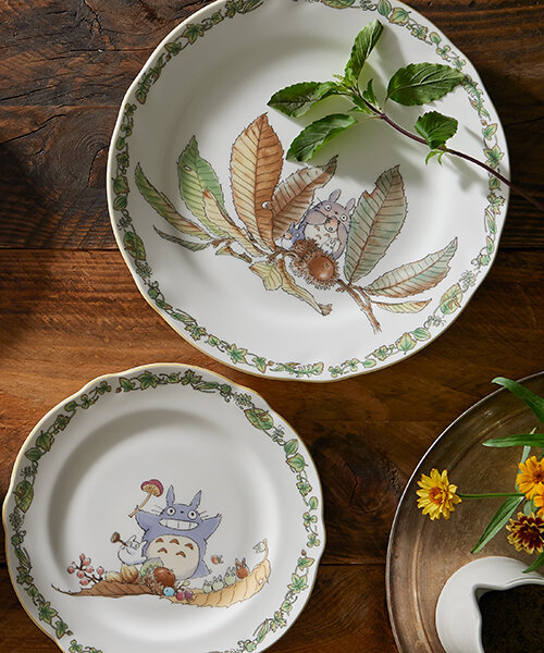 となりのトトロ 17cmプレート(カナムグラ) | ノリタケ食器公式
