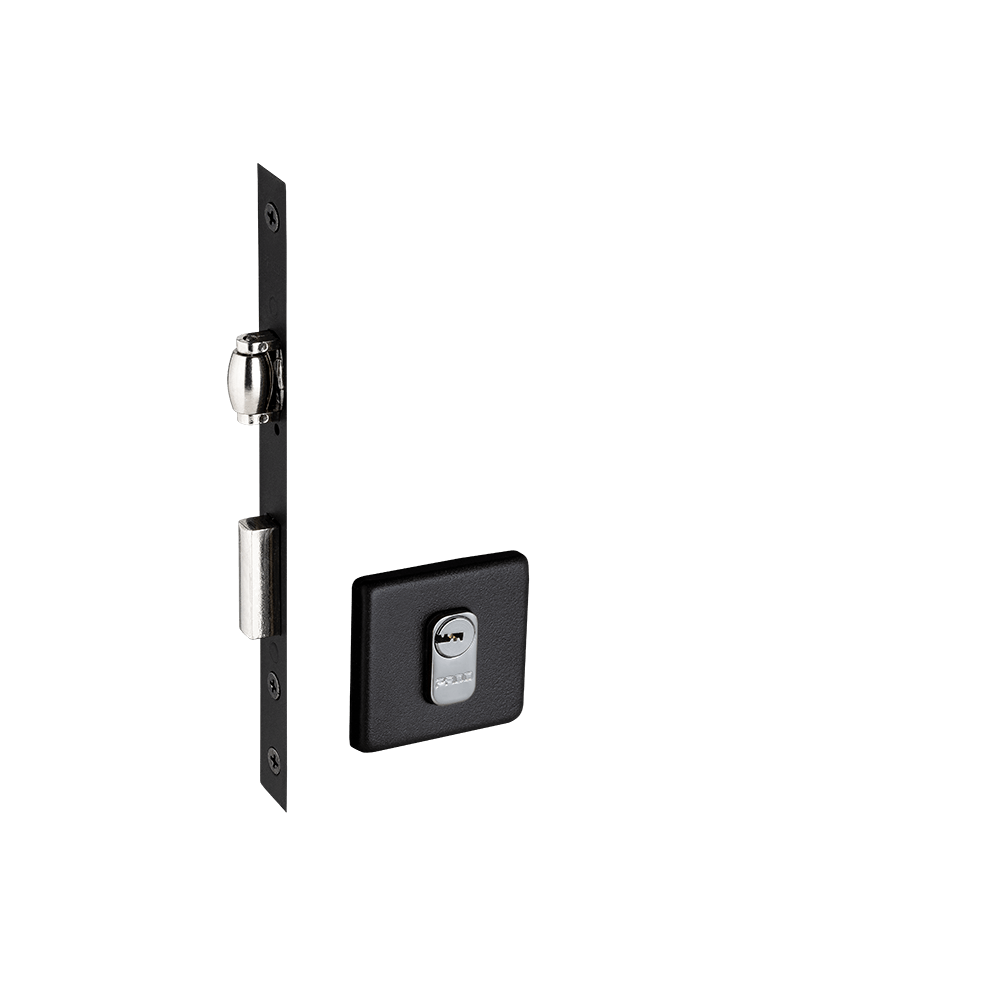 Telhanorte | Fechadura Zm Rolete Roseta Quadrada 464 55R Externa